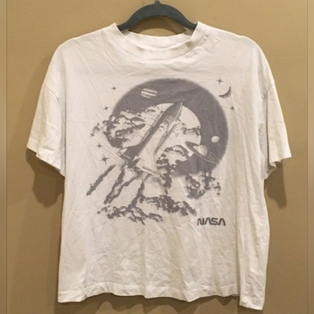 NASA Rocket Launch Graphic T-Shirt